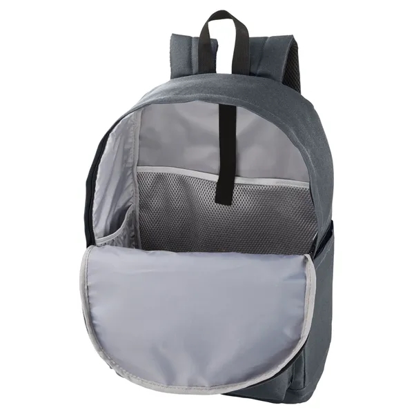 17.2" x 0.748" x 11.82" backpack with a double-zippered main compartment,... from ASI 79530 Prime Line