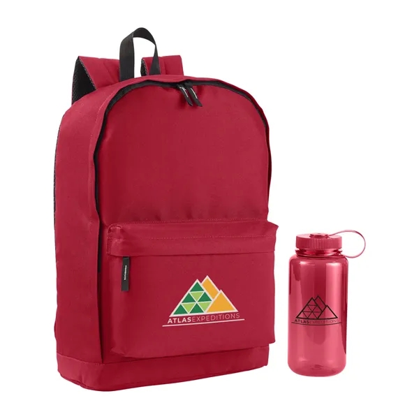 17.2" x 0.748" x 11.82" backpack with a double-zippered main compartment,... from ASI 79530 Prime Line