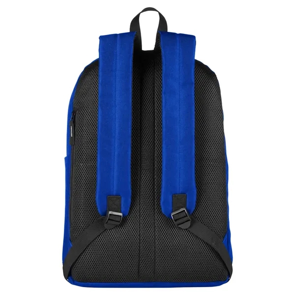 17.2" x 0.748" x 11.82" backpack with a double-zippered main compartment,... from ASI 79530 Prime Line