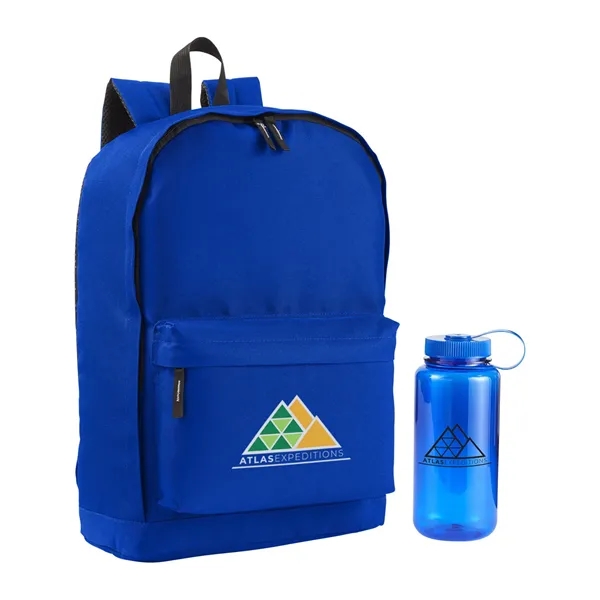 17.2" x 0.748" x 11.82" backpack with a double-zippered main compartment,... from ASI 79530 Prime Line