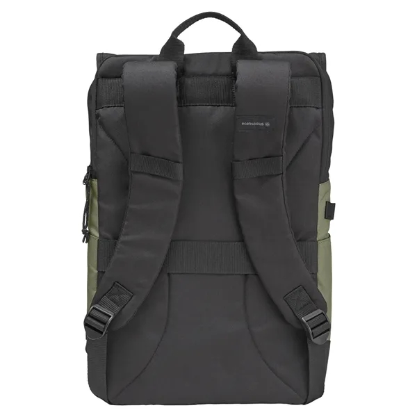 10.63" x 16.93" x 6.10" backpack with a flexible rolltop, zippered... from ASI 79530 Prime Line