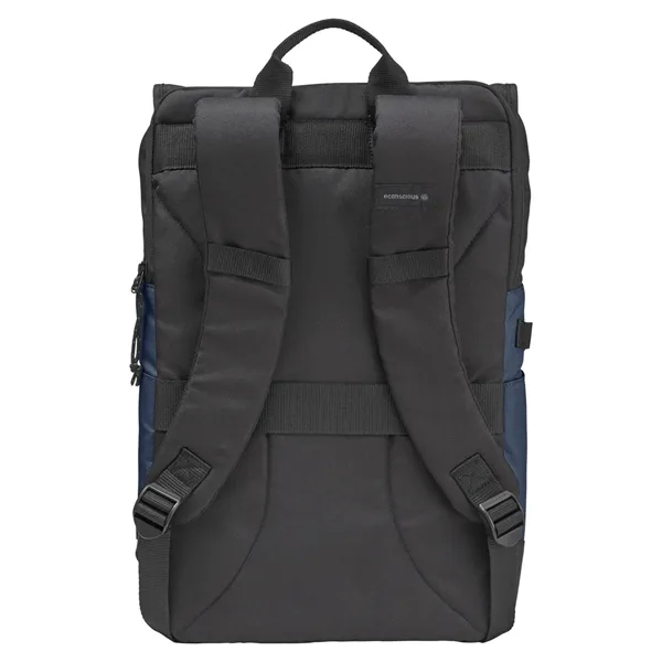 10.63" x 16.93" x 6.10" backpack with a flexible rolltop, zippered... from ASI 79530 Prime Line