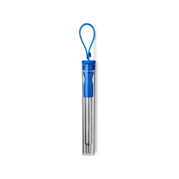 304 stainless steel telescopic drinking straw set with PS case with... from ASI 79530 Prime Line