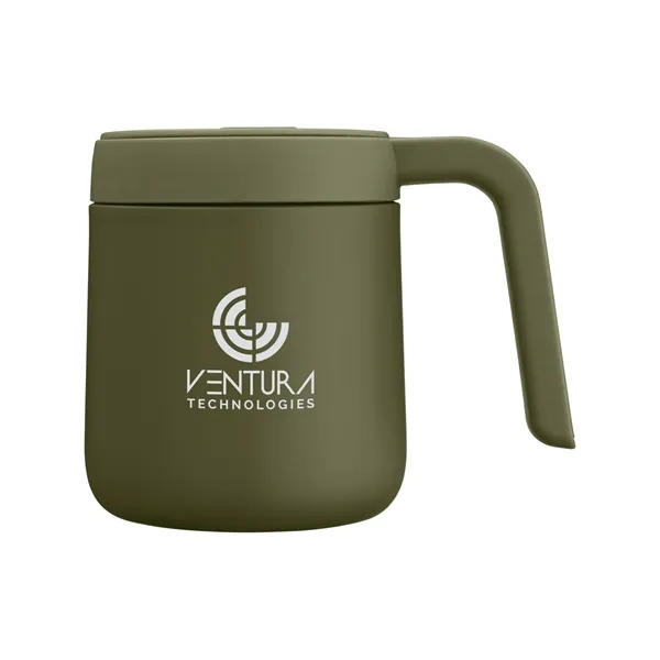 12 ounce mug with double-wall insulation and a slide lid.... from ASI 79530 Prime Line