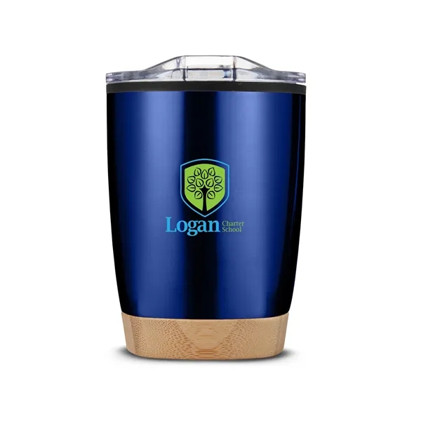 12-ounce bottle with double-wall insulation, bamboo base and slide-lock lid.... from ASI 79530 Prime Line