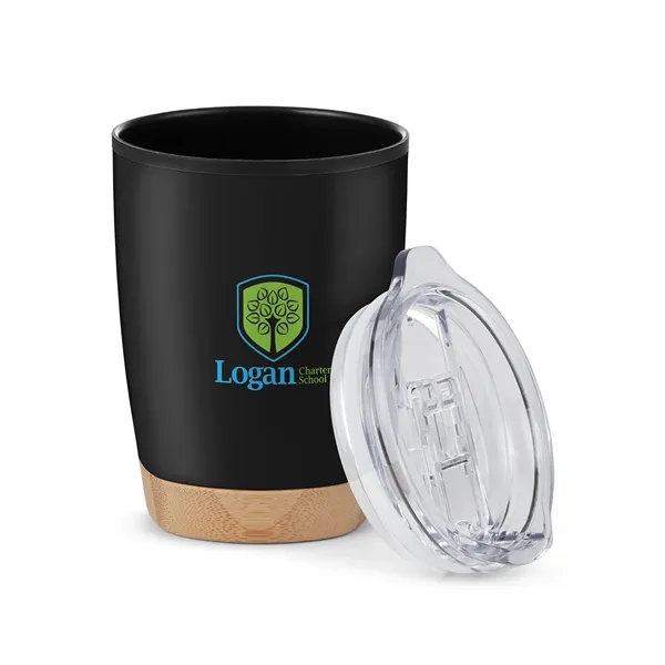 12-ounce bottle with double-wall insulation, bamboo base and slide-lock lid.... from ASI 79530 Prime Line