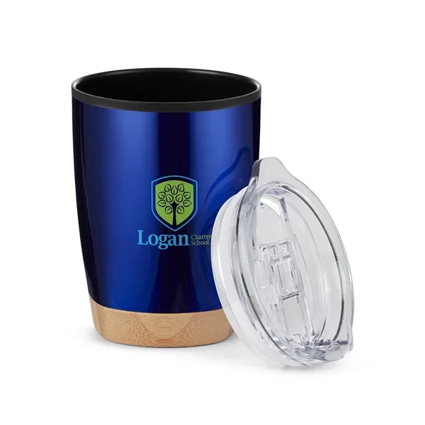 12-ounce bottle with double-wall insulation, bamboo base and slide-lock lid.... from ASI 79530 Prime Line