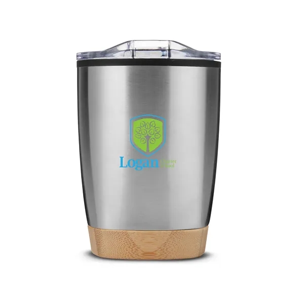 12-ounce bottle with double-wall insulation, bamboo base and slide-lock lid.... from ASI 79530 Prime Line