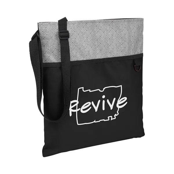 Patchwork Eco Friendly Crossbody Tote Bag... from ASI 79530 Prime Line