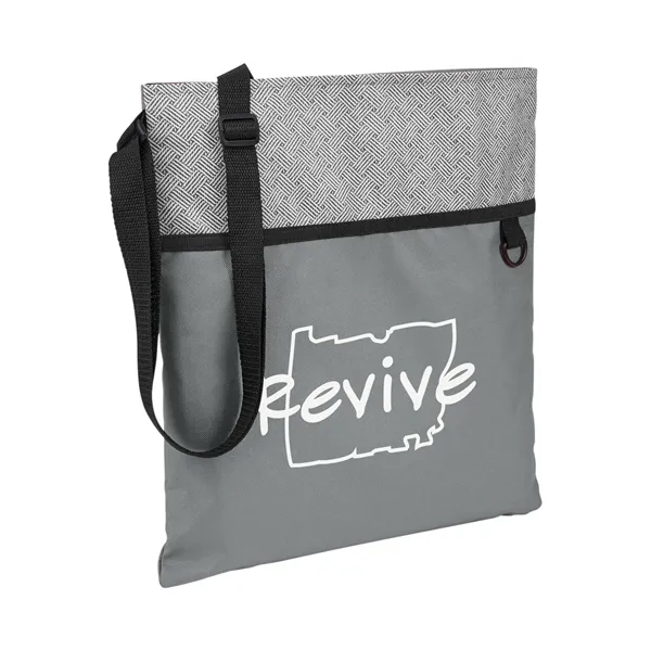 Patchwork Eco Friendly Crossbody Tote Bag... from ASI 79530 Prime Line