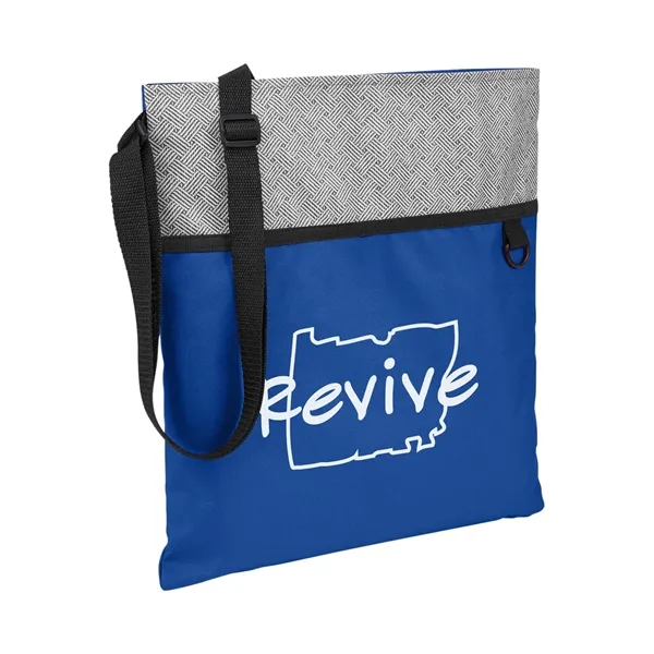 Patchwork Eco Friendly Crossbody Tote Bag... from ASI 79530 Prime Line