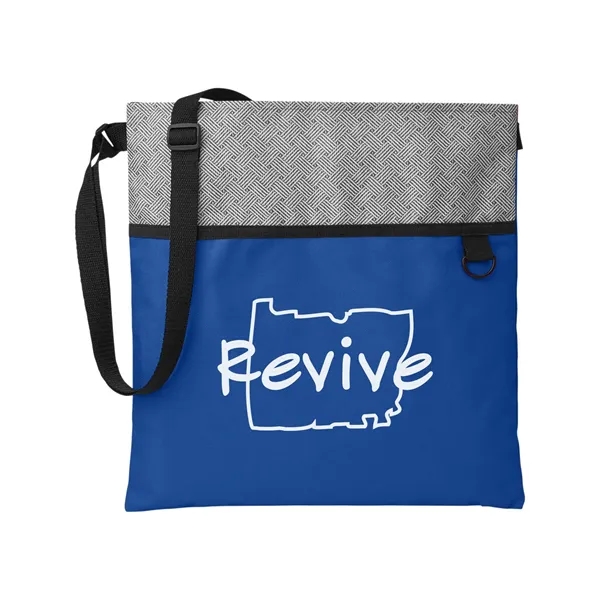 Patchwork Eco Friendly Crossbody Tote Bag... from ASI 79530 Prime Line