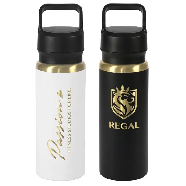 28oz Urban Peak® Dual Top Gold Water Bottle... from ASI 89320 Starline USA Inc