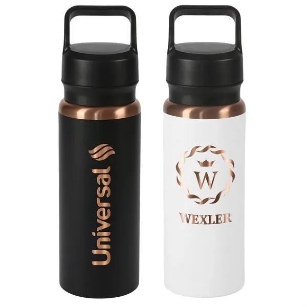 28oz Urban Peak® Dual Top Gold Water Bottle... from ASI 89320 Starline USA Inc