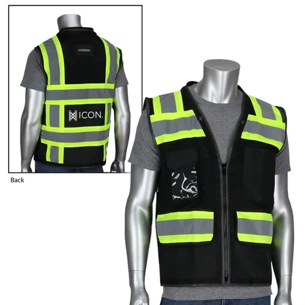 Black TT 11 Pocket Tech-Ready Mesh Surveyors Vest... from ASI 89320 Starline USA Inc