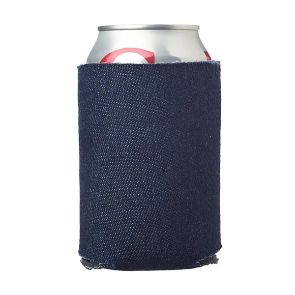 Denim blue collapsible foam can cooler, 16 oz. plus 1 color... from ASI 37218 Athena Promo (tm)