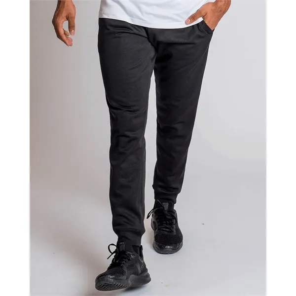 Moisture management fleece fabric jogger pants with deep side pockets.... from ASI 84358 S&S Activewear