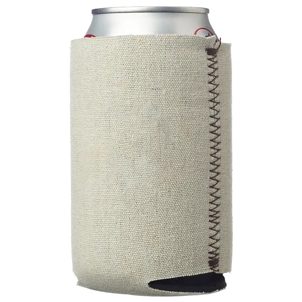 Canvas collapsible foam can cooler, 16 oz. plus 1 color silkscreen... from ASI 37218 Athena Promo (tm)