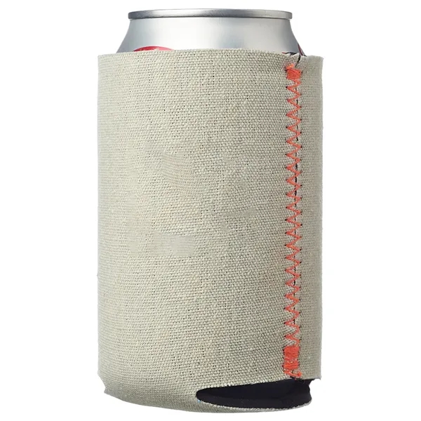 Canvas collapsible foam can cooler, 16 oz. plus 1 color silkscreen... from ASI 37218 Athena Promo (tm)