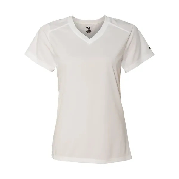 Women's v-neck short sleeve t-shirt, blank.... from ASI 84358 S&S Activewear