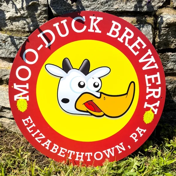 Custom 15.625" Diameter Circle .020 Aluminum Four Color Process Custom Tin... from ASI 53430 Executive Line / Executive Line®