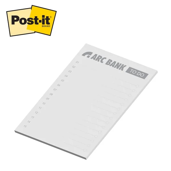 5x7 custom printed notepad with 25 or 50 white sheets and... from ASI 91240 3M/Promotional Markets Dept / The 3M Line