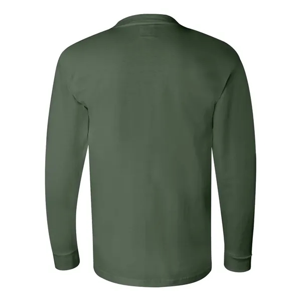 Adult pre-shrunk 100% cotton USA made long sleeve t-shirt. Blank product.... from ASI 84358 S&S Activewear