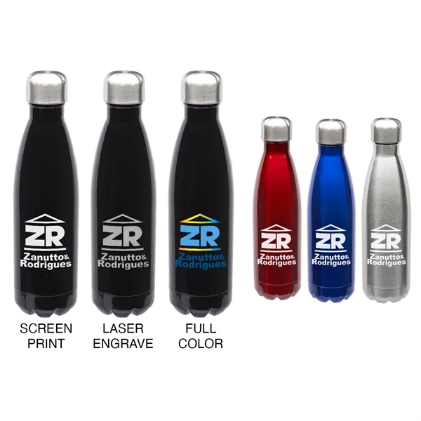 This 17 oz water bottle with wide mouth opening is made... from ASI 52710 Lincoln Line