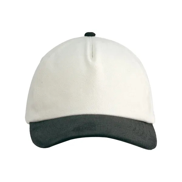 Big Accessories Two-Tone Corduroy Cap... from ASI 84358 S&S Activewear