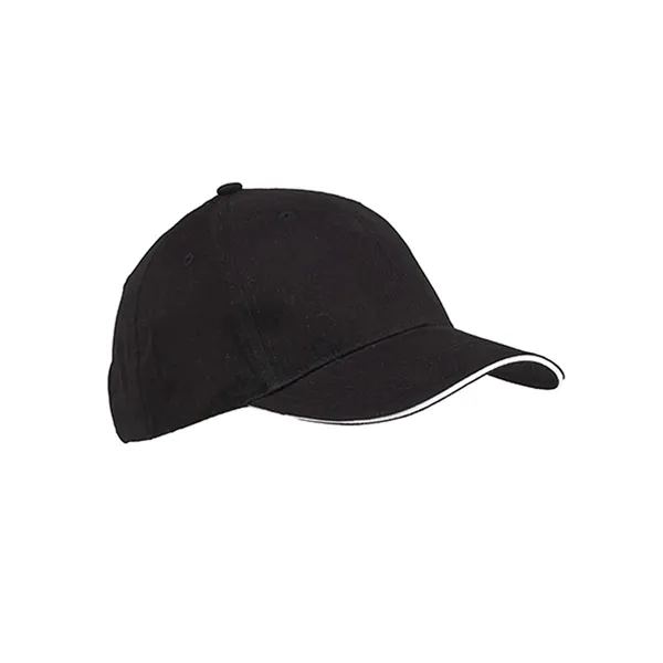 Big Accessories Brushed Twill Sandwich Cap... from ASI 84358 S&S Activewear