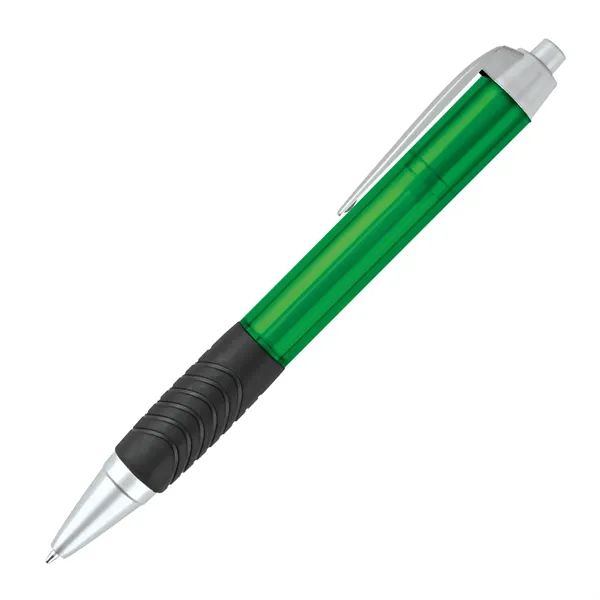 Click action pen with translucent wide barrel and black grip.... from ASI 68190 Lungsal / Lungsal