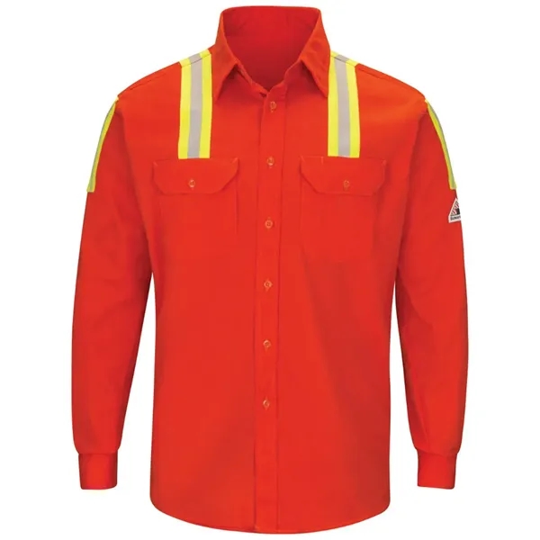 Bulwark Enhanced Visibility Long Sleeve Uniform Shirt - L...... from ASI 84358 S&S Activewear
