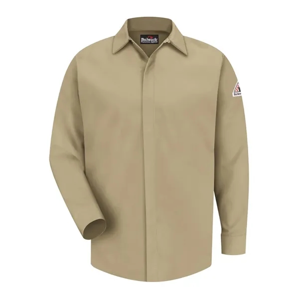 Concealed-Gripper Pocketless Work Shirt... from ASI 84358 S&S Activewear