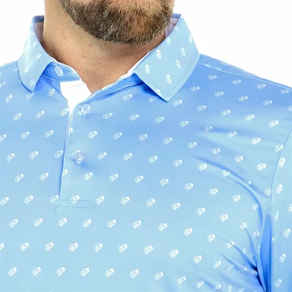 A lightweight performance polo featuring high-tech, soft-poly fabric engineered to keep... from ASI 38120 Ball Pro / Diversified Quality Kitchenware / Branded Apparel Designs