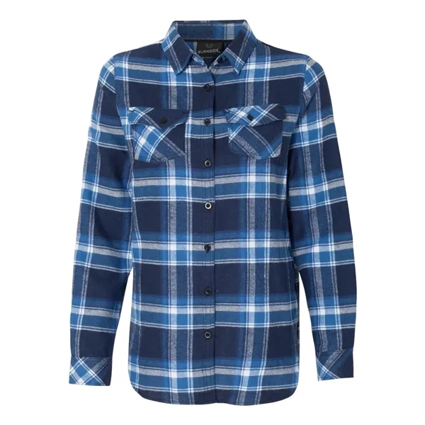 Women's yarn-dyed flannel long sleeve shirt made of 100% cotton with... from ASI 84358 S&S Activewear