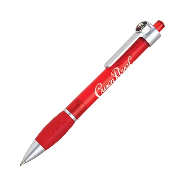 Colorful click action retractable ballpoint with comfortable matching grip and compass... from ASI 68190 Lungsal / Lungsal