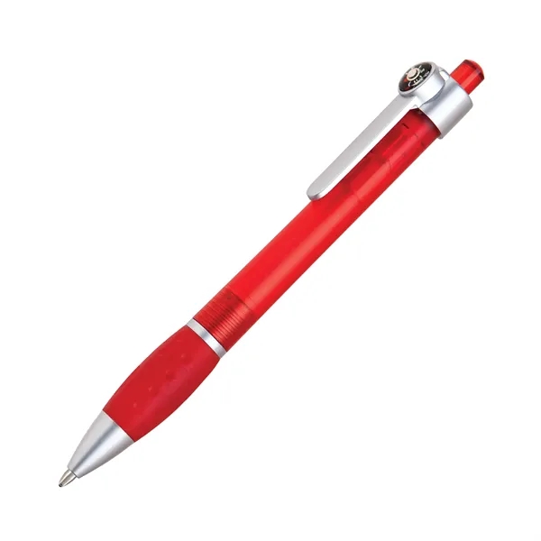 Colorful click action retractable ballpoint with comfortable matching grip and compass... from ASI 68190 Lungsal / Lungsal