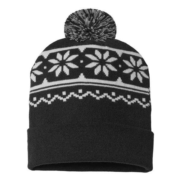 CAP AMERICA USA-Made Snowflake Beanie... from ASI 84358 S&S Activewear