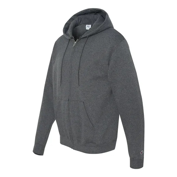 Full-zip cotton/polyester hoodie with two-ply hood and heavy rib knit waistband... from ASI 84358 S&S Activewear