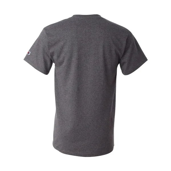 Cotton short sleeve T-shirt made with a tag-free neck label, shoulder-to-shoulder... from ASI 84358 S&S Activewear