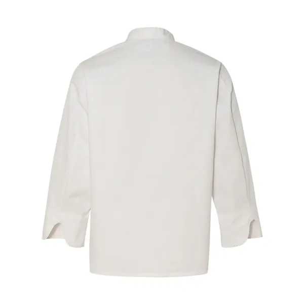 Eight pearl button chef coat with thermometer pocket. Blank product.... from ASI 84358 S&S Activewear