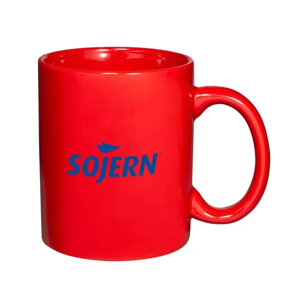 11 oz. ceramic mug with C-handle and customization options.... from ASI 79530 Prime Line