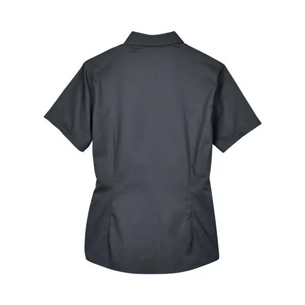 CORE365 Women's Optimum Short Sleeve Twill Shirt... from ASI 84358 S&S Activewear
