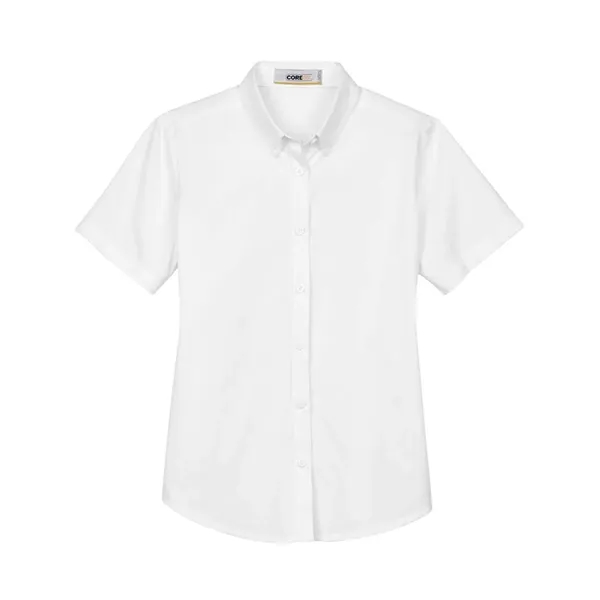 CORE365 Women's Optimum Short Sleeve Twill Shirt... from ASI 84358 S&S Activewear