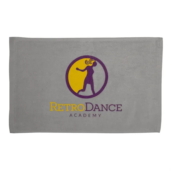 18" x 11" hemmed sports towel made of USA grown cotton.... from ASI 68507 The Magnet Group
