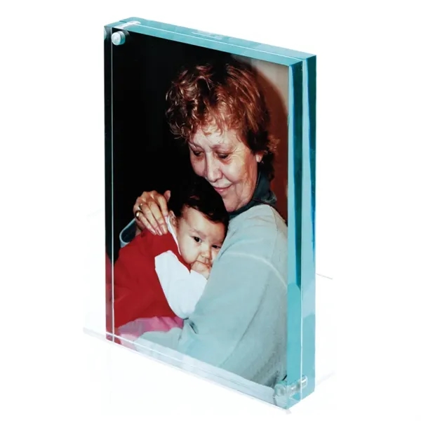 5" x 3.5" picture frame made of transparent acrylic that can... from ASI 68507 The Magnet Group / Innovations by Magnet™