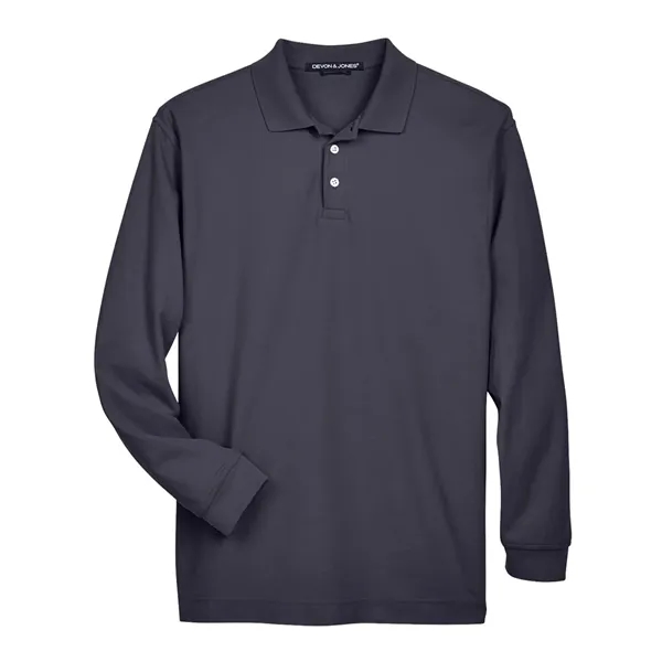 DJ Classic Pima Pique Long Sleeve Polo... from ASI 84358 S&S Activewear