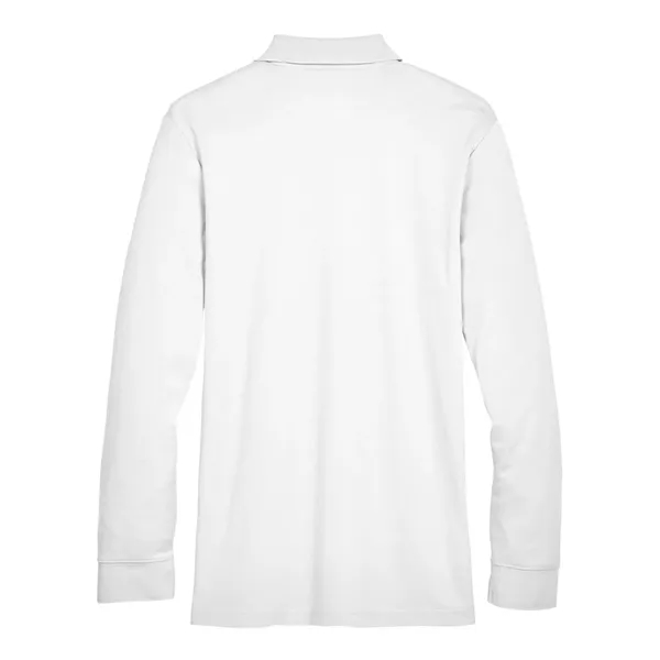 DJ Classic CrownLux Performance® Plaited Long Sleeve Polo... from ASI 84358 S&S Activewear