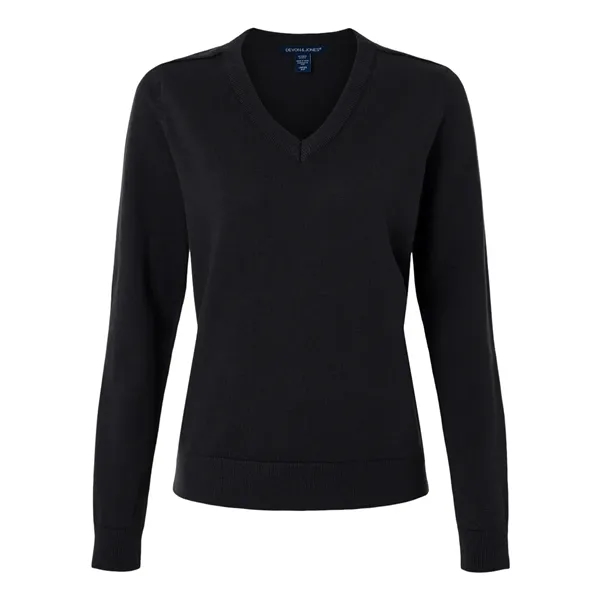 Devon & Jones Women's New Classic V-Neck Sweater... from ASI 84358 S&S Activewear