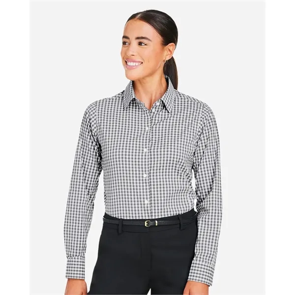 DJ Classic Women's CrownLux Performance® Gingham Dress Shirt... from ASI 84358 S&S Activewear
